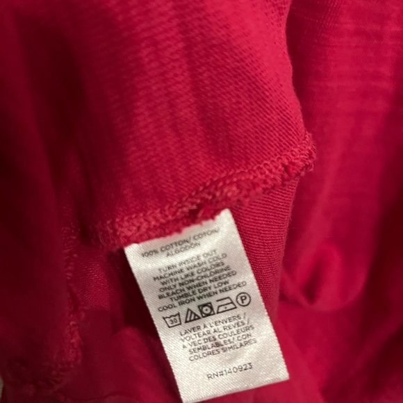 Loft pink top Cotton NWOT S - Picture 4 of 6